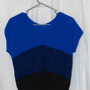 Vintage Color Block Sweater